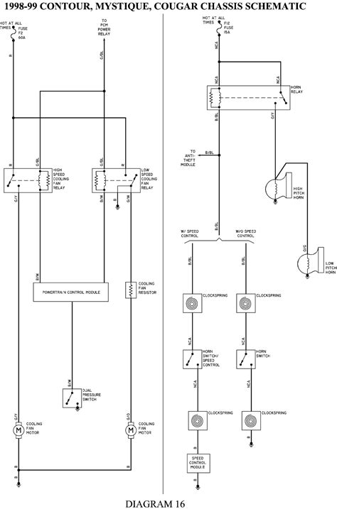 1999 ford contour wiring diagram 